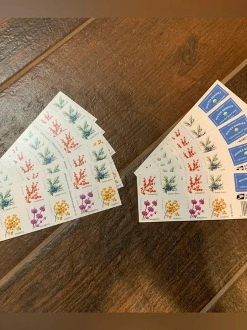 6000 Winter Berries US Postage Forever Stamps